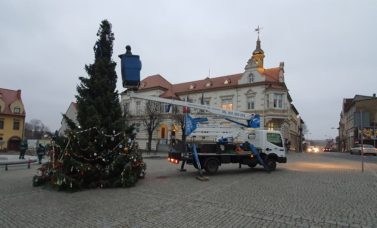 Przycinanie gałęzi zagrażających budynkowi